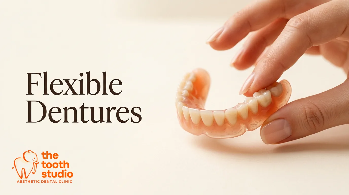Flexible Dentures: Pros and Cons - The Tooth Studio, Kukatpally Hyderabad