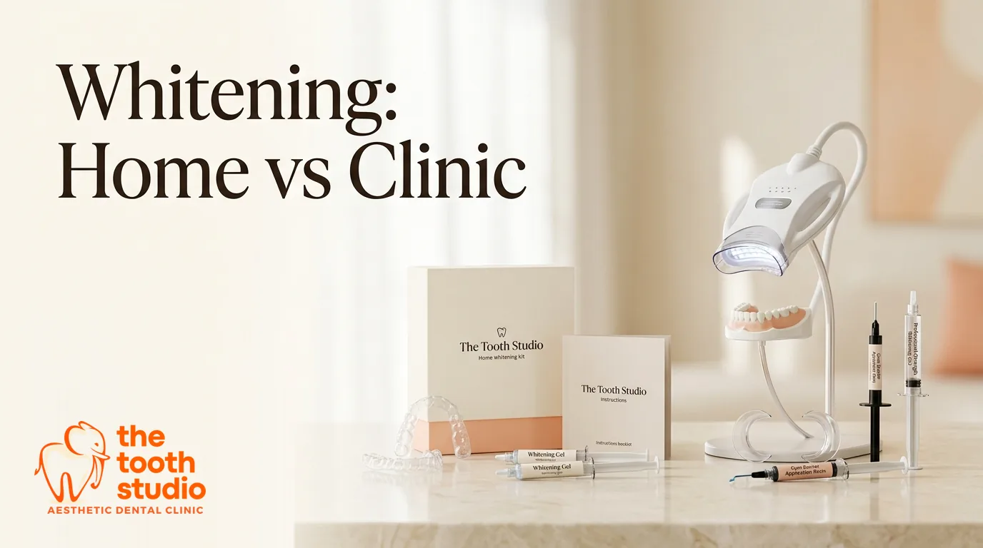 At-Home vs In-Clinic Teeth Whitening: Which Is Better? - The Tooth Studio, Kukatpally Hyderabad