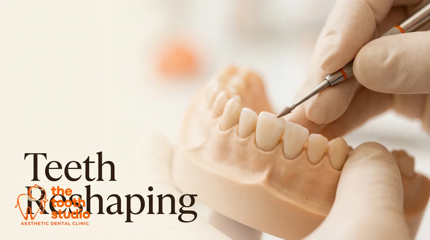 Teeth Reshaping and Contouring Explained - The Tooth Studio, Kukatpally Hyderabad